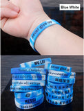 Camouflage Bracelet Customizable Silicone ID SOS Wristband