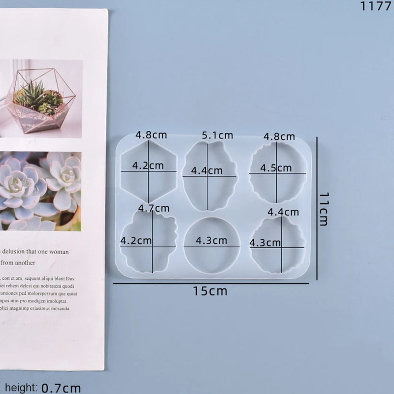 Pet Pendant Silicone Mold Resin Casting DIY Jewelry Making Tool