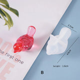 Small Bird Silicone Mold 3D Cartoon Bird Resin Home Decor Jewelry Casting Mold
