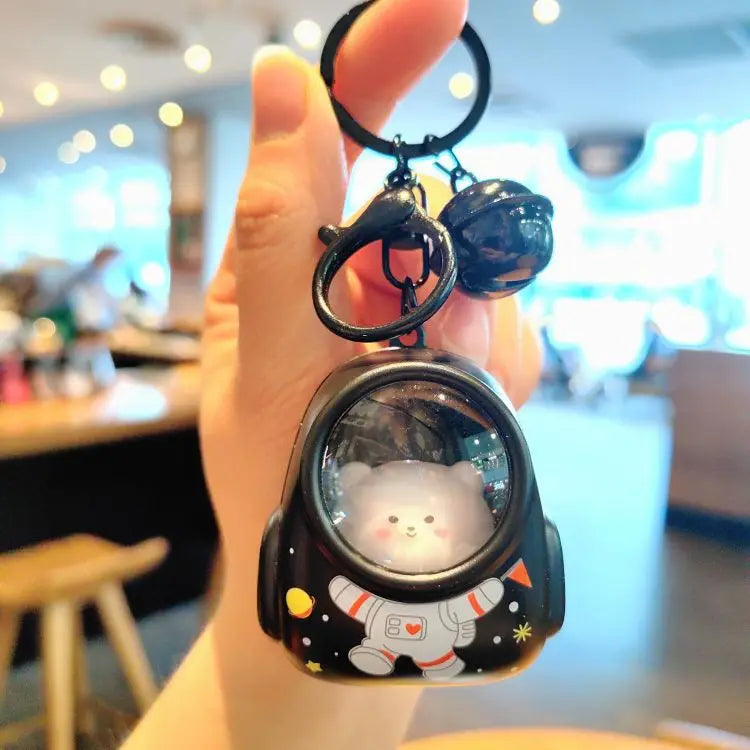 Teddy Bear Cat Backpacks Night Lights Keychain Give Out Light Bags Pendants