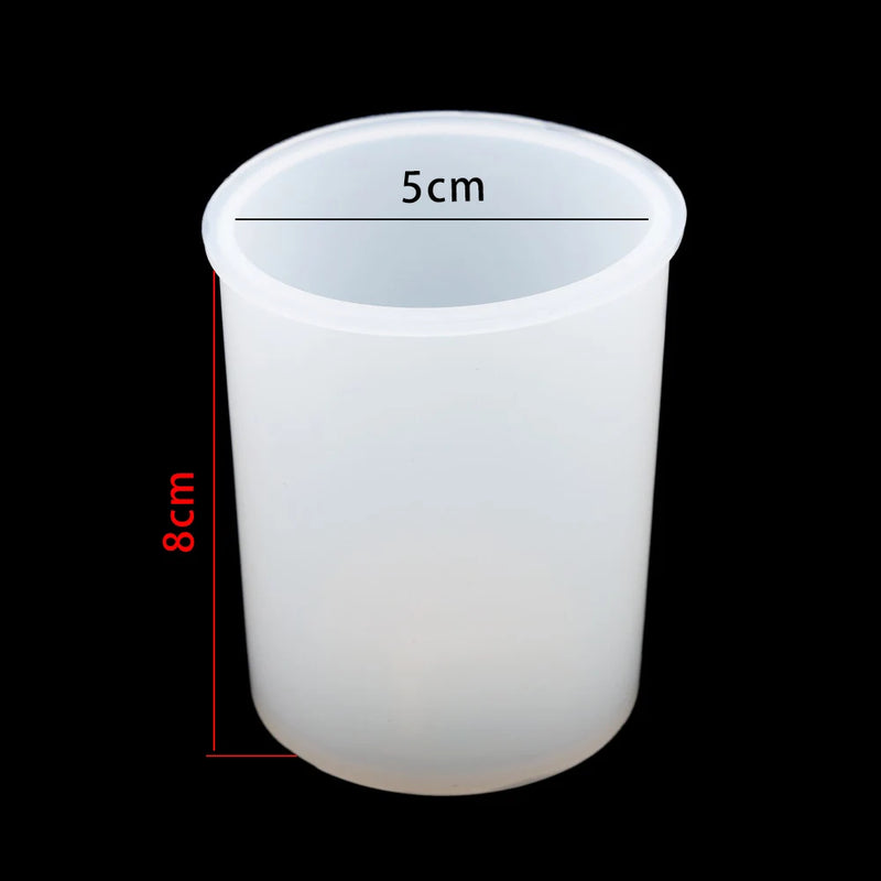 Cylindrical Candle Epoxy Resin Molds for DIY Jewelry Making Crafts