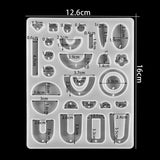 DIY Earrings Resin Mold Dangle Earrings Silicone Mold UV Epoxy Moulds