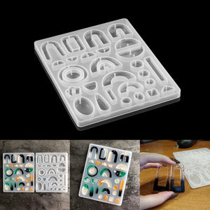 DIY Earrings Resin Mold Dangle Earrings Silicone Mold UV Epoxy Moulds