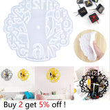 Woodpecker Flower Clock Large Silicone Mould Kit