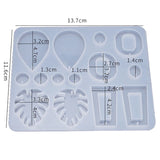 Earrings Dangler Silicone Mould DIY Epoxy Resin Mold