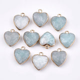 Labradorite Amazonite Malachite Stone Pendant for Jewelry Making