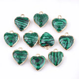 Labradorite Amazonite Malachite Stone Pendant for Jewelry Making