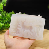 Elk Snowflake Christmas Tree Silicone Mold for Epoxy Resin DIY Crafts