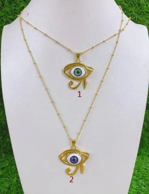 Enamel Eye Pendant DIY Charms for Necklace Jewelry