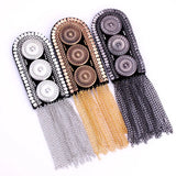 Epaulets with Tassel Alloy Shoulder Epaulette for Clothing Accessories