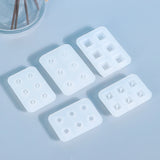 Epoxy Resin Mold 6 Grid Ball Earrings Bracelet Making Silicone Mold DIY Jewelry