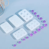 Epoxy Resin Mold 6 Grid Ball Earrings Bracelet Making Silicone Mold DIY Jewelry