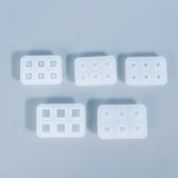 Epoxy Resin Mold 6 Grid Ball Earrings Bracelet Making Silicone Mold DIY Jewelry