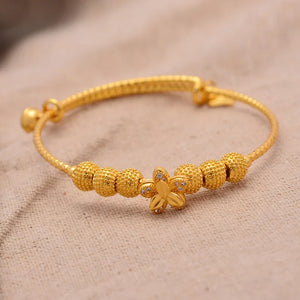 Ethiopian Arab Africa Jewelry Flower Bangles For Kids Bracelet