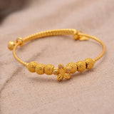 Ethiopian Arab Africa Jewelry Flower Bangles For Kids Bracelet