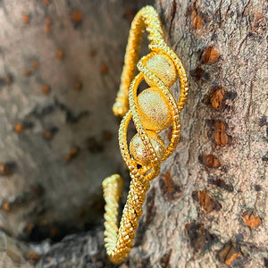Ethnic Beads Dubai Bangles 24K Balls Bracelet Wedding Jewelry