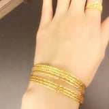 Fine Women's 14k Yellow Bracelet for Wedding Engagement Anniversary