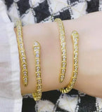Snake Charm Bracelet For Women Cubic Zirconia Adjustable