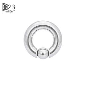 G23 Titanium Captive Bead Rings Nose Ring Earring 12G 2mm 3mm BCR Hoop Rings