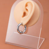 G23 Titanium Captive Bead Rings Nose Ring Earring 12G 2mm 3mm BCR Hoop Rings