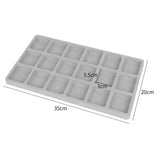 Grey Flocked Bead Board Bracelets Necklace Tray Measuring Tool Beading