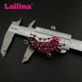 High 3D Rhinestone Crystal Roller Skate Pendant