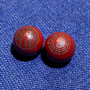 High-content Cinnabar Lucky Beads DIY for Purifying and Growth