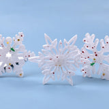 Hollow Snowflake Silicone Mold Christmas Decoration Mould DIY Pendant Charms