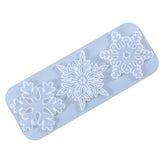 Hollow Snowflake Silicone Mold Christmas Decoration Mould DIY Pendant Charms