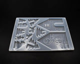House Shape Epoxy Silicone Mold Necklace Pendant Resin Mould DIY Hand Craft