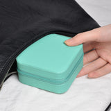Pink Jewelry Box Single Layer Storage Ladies Classic Leather Box