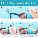 Jewelry DIY Pliers Tool Gunmetal Steel