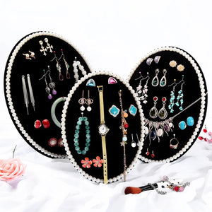 Jewelry Display Board Stand Earrings Necklace Ring Display Shelf