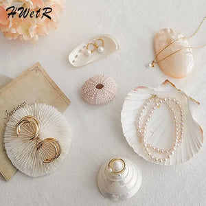 Jewelry Storage Tray Shell Earrings Ring Necklace Pendant Bracelet Organizer