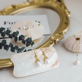 Jewelry Storage Tray Shell Earrings Ring Necklace Pendant Bracelet Organizer