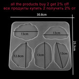Large Table Decoration Silicone Molds UV Epoxy Resin Mould Cup Mat Mold
