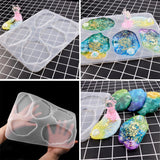Large Table Decoration Silicone Molds UV Epoxy Resin Mould Cup Mat Mold