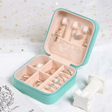 Letter Jewelry Box Single Layer Storage Ladies Travel Leather Box