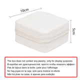 Letter Jewelry Box Single Layer Storage Ladies Travel Leather Box