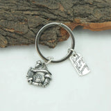 Joy & Small Mushroom Key Chain for Travel Journeys
