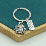 Joy & Small Mushroom Key Chain for Travel Journeys