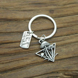 Joyful Triangular Forest Mushroom Key Chain