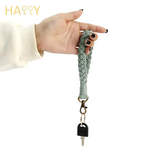 Macrame Wristlet Keychain Boho Key Chain Accessories