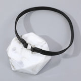Men's Stainless Steel Horseshoe Buckle Necklace Bracelet