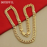 Classic 24K Sideways Necklace for Men Direct