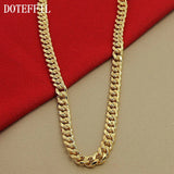 Classic 24K Sideways Necklace for Men Direct