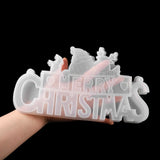 Christmas Crystal Epoxy Mold Resin Santa Silicone Mold DIY Casting Tools