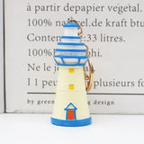 Mediterranean Style Lighthouse Keychain Decoration