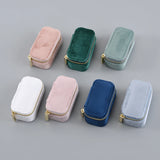 Mini Velvet Ring Box Jewelry Storage Case Single Layer