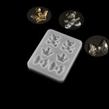 Mirror Bear Butterfly Crown Epoxy Resin Mold DIY Craft Jewelry Making Tools